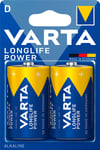 VARTA Longlife Power D / LR20 Paristo 2 kpl