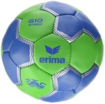 Erima G10 Speed Ballon de Handball Mixte Adulte, Vert/Bleu, Taille 3