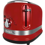 Ariete Moderna AR1491 2 slice toaster 6 Browning settings Metal Red