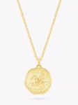 Dower & Hall Men's Pegasus Talisman Pendant Necklace