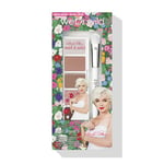 Wet n Wild Marilyn Monroe Icon Eyeshadow & Brush Set, Palette de Fards à Paupières 5-Pan avec Pinceau, Texture Crémeuse pour un Estompage sans Couture, dans des Teintes Nues, Roses et Pailletées