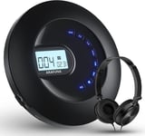 ARAFUNA CD Player Portable, Rechargeable Portable CD Player for Car and Travel, 