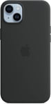 Apple Official iPhone 14 Plus Silicone Case with MagSafe - Midnight Black