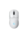 Logitech G PRO 2 LIGHTSPEED - Gaming mus - Optisk - 8 - Hvit