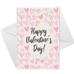 HAPPY VALENTINES CARD For Partner Boyfriend Girlfriend Husband Wife Friend Mum