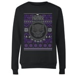 Marvel Avengers Noir Panther Pull de Noël Femme - Noir - 4XL