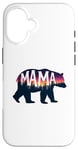 iPhone 16 MAMA BEAR Women Scenic Christmas Pajama Family Mom Gift Case