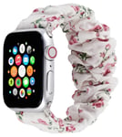 Anmiki Satin Scrunchie Apple Watch armbånd, 42, 44, 45, 46, 49 mm