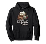 Disney Pixar Cars Tow Mater Christmas Wishes Portrait Pullover Hoodie