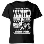 T-Shirt Enfant Affiche Wanted Toy Story - Noir - 3-4 ans - Noir