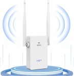 Répéteur WiFi Puissant Amplificateur WiFi Puissant 2.4G WiFi Extender, Repeteur WiFi Support 4 Modes & Port Ethernet, 300Mbps WiFi Booster Couvre jusqu'à 90¿,Compatible avec Toutes Les Box Internets