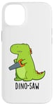 Coque pour iPhone 14 Plus Dino-saw Jeu de mots drôle dinosaure