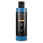 ARTEZA Acrylic Pouring Paint, 8 oz (236 ml), A601 Forest Green, High-Flow Acrylic Paint, No Mixing Needed, Paint for Pouring on Canvas, Glass, Paper, Wood, Tile, and Stones