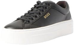 BOSS Femme Ashlee_Tenn_flbb Basket, Noir, 35 EU