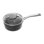 Stellar Rocktanium 18cm Saucepan With Glass Lid - Rock Hard Non-Stick Induction