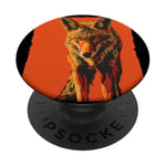 Costume de chien Jackal pour homme et femme PopSockets PopGrip Adhésif