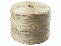 Sisalgarn 2/450 Ca 420M 2Kg Brottgräns: 120Kg Beige/Vit 1X1x1mm (420M)