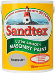 Sandtex Microseal French Grey Masonry Paint - 5L