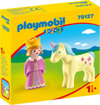 Original PLAYMOBIL® 1.2.3 70127 - Princesse Avec Licorne