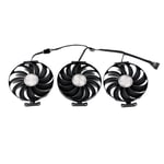 Refroidisseur de GPU de jeu,remplacement du ventilateur de carte de fouille,ASUS Rog Strix,RTX 3060,3070,3080,Ti 3090,RX 6700,CF10U12S,95mm - Type 3PCS