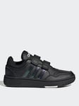 adidas Sportswear Kid's Hoops 3.0 Velcro Trainers - Black, Black, Size 13 Younger