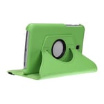 doupi Rotatif Housse pour Samsung Galaxy Tab 3 Lite (7 pouces), Deluxe 360 Degrés Smart Coque de Protection Simili Cuir Coque Cover et Case, vert