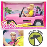 Barbie Beach Cruiser Vehicle with Barbie & Ken Dolls 2013 Mattel No. Y6856 NRFB