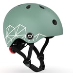 Scoot and Ride - Lifestyle Bicycle Helmet - Green lines (96562)