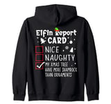 St Patricks Day Christmas Nice Naughty Funny Xmas List Irish Zip Hoodie