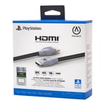 HDMI-kabel Powera 1520481-01, Svart/Grå, 3 meter - För högkvalitativ anslutning och överföring av ljud och bild.