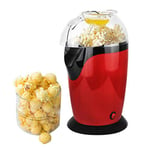Todeco - Machine à Popcorn Maison, Appareil à Popcorn Eléctrique - Dimensions: 30,5 x 17 x 16,3 cm - Poids: 0,79 kg - Rouge