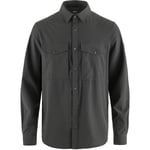 Fjällräven Men's Abisko Trekking Shirt Dark Grey, L