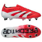 adidas Predator Elite Sg Pure Victory - Lucid Red/vit/svart - Soft Ground (Sg), storlek 36