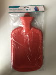 1x Blue/Red 1.8L Hot Water Bottle Winter Hand Bed Warmer Heat Pad - NO COVER