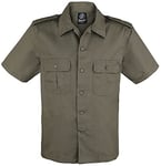 Brandit US Shirt Short Sleeve - Olive, 4XL