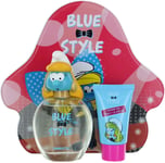 Blue Style Smurfette By The Smurfs For Kids Set: EDT + SG Shopworn New