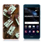 Huawei P10 Lite Skal med dessert motiv - Choklad