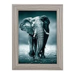 Goldbuch - 92 0742 - Toscana - Cadre Photo en Bois - Cadre Portrait avec Support et Support Mural - Cadre Simple en MDF - Gris - Pour Photo au Format 10 x 15 cm