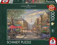 Schmidt Spiele- Thomas Kinkade, Café à Munich, Puzzle de 1000 pièces, 59675, Multicolore