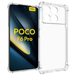 Xiaomi Poco F6 Pro 5G - Shockproof Gummiskal - Transparent