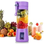 Portabel Usb Blender 6 Blads 380ml - Flera Färger Purple