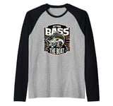 Get Your Bass In Boat Funny Bass Fishing Catfish Day Raglan Baseball Tee