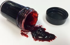 Fresh Thick Dark Fake Blood Scab Special Realistic Effects 1oz Sets Into Place