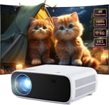 Projecteur 2024 Nouveau Amélioré, Full Hd 1080P, 18000 Lumens Videoprojecteur, Compatible Avec Smartphone/Ps5/Xbox, Retroprojecteur Wifi 5G Et Bluetooth