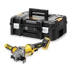 Dewalt VINKELSLIPER 54V XR FLEXVOLT I VERKTØYKASSE - KUN ENHET uten batteri og lader