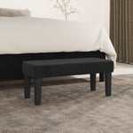 Banc, Banquette salon moerne noir 70x30x30 cm velours pwfn69753 MaisonChic