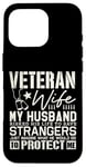 iPhone 16 Pro Veteran Wife Army Husband Soldier Saying Cool Military gifts Case