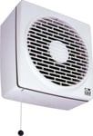 Ventilateur de fenêtre avec interrupteur tirage Vortice Vario 230/9 P-S 700 m³/h