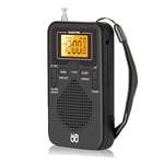 3X(Portable Radio AM FM Weather Radio Pocket Radio LCD Screen Digital Radio Play