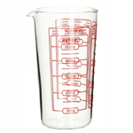 Pyrex Classic Glass Dry Measuring Jug Heat Resistance 0.5L -Transparent